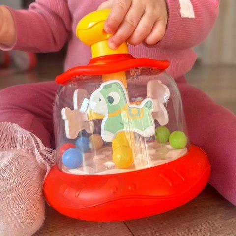 Woopie Baby WOOPIE BABY Kolorowe Koniki Czerwona Bączek Karuzela