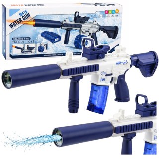 Karabin Elektryczny Broń Pistolet Na Wodę M416 Niebieski 62 cm