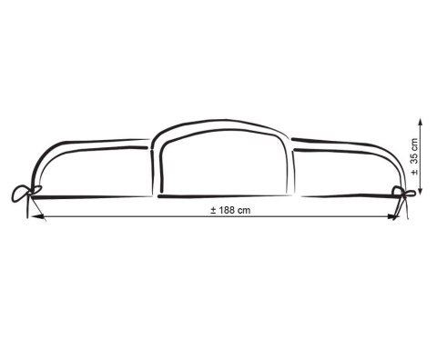 Ochraniacz do łóżeczka na szczebelki uniwersalny - Serduszka grochy na mięcie