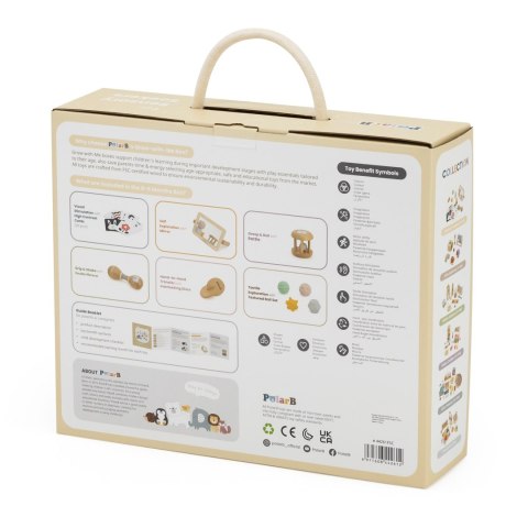 Viga Toys VIGA Zestaw Zabawek Edukacyjnych Pudełko Box od urodzenia do 6 miesiąca