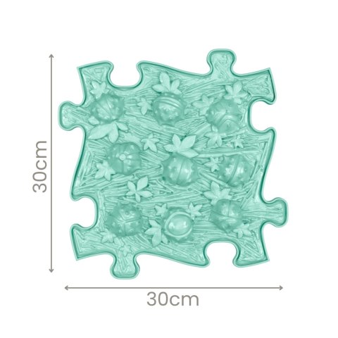 WOOPIE Mata Sensoryczna Puzzle 8 el. Pastelowa Tęcza