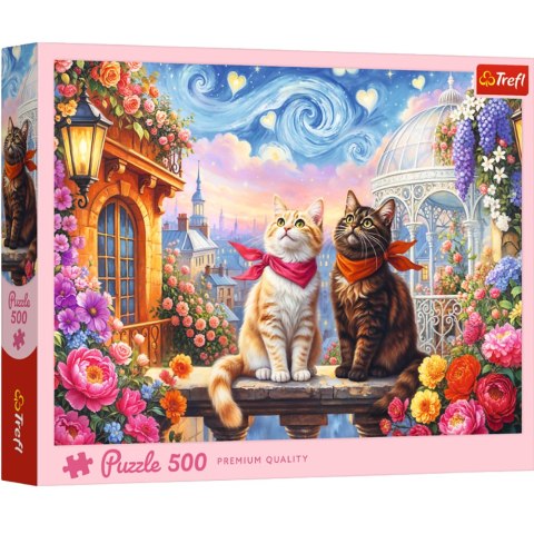Puzzle - 500 - Zakochane mruczki - Trefl 37553