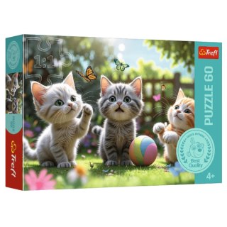 Puzzle - 60 - Trzy kociaki - Trefl 17412