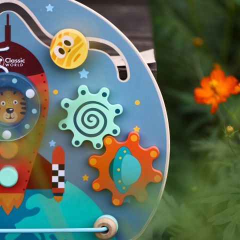 Classic World CLASSSIC WORLD Tablica Manipulacyjna Wielofunkcyjna 6w1 Rakieta