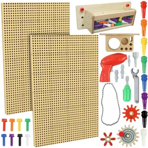 MASTERKIDZ Panele Montażowe STEM + Akcesoria Zestaw XXL