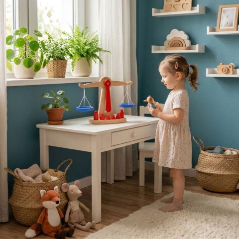 Viga Toys VIGA Drewniana Waga Sklepowa Równoważna Certyfikat FSC