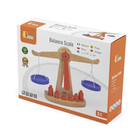 Viga Toys VIGA Drewniana Waga Sklepowa Równoważna Certyfikat FSC
