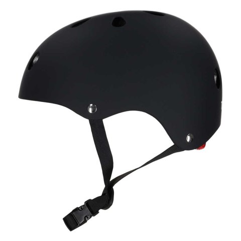 Kask rowerowy dla dziecka Trike Fix dziecięcy regulowany LED M 55-58cm czarny