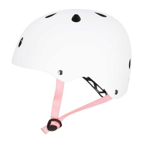 Kask rowerowy dla dziecka Trike Fix dziecięcy regulowany LED S 48-54cm biały