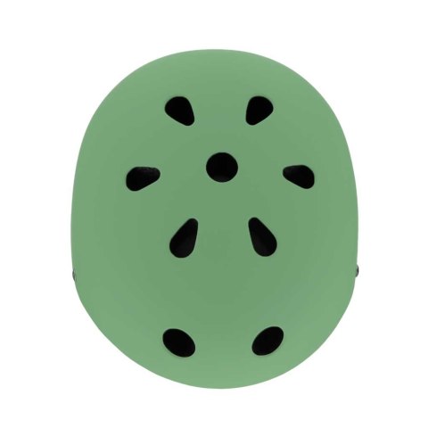 Kask rowerowy dla dziecka Trike Fix dziecięcy regulowany LED S 48-54cm zielony ciemny