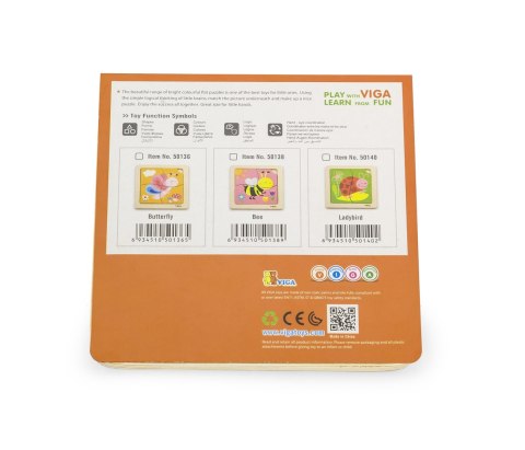 Viga Toys VIGA Poręczne Drewniane Puzzle Pszczoła