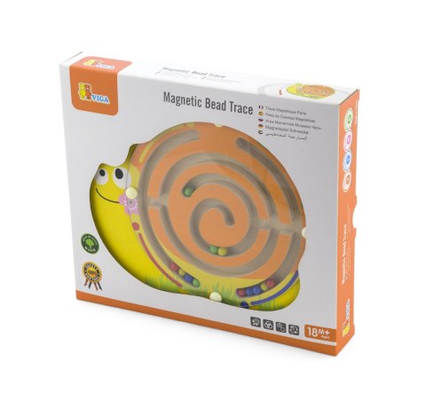 Viga Toys Viga Labirynt Magnetyczny Drewniana gra Śimak