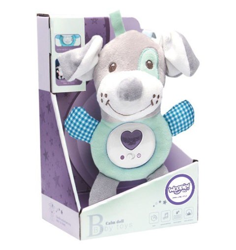 Woopie Baby WOOPIE BABY Interaktywny Pluszak Przytulanka dla Niemowląt Światło Dźwięk Piesek Usypiacz