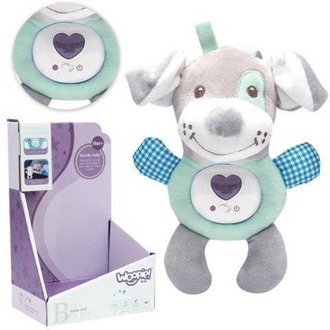 Woopie Baby WOOPIE BABY Interaktywny Pluszak Przytulanka dla Niemowląt Światło Dźwięk Piesek Usypiacz