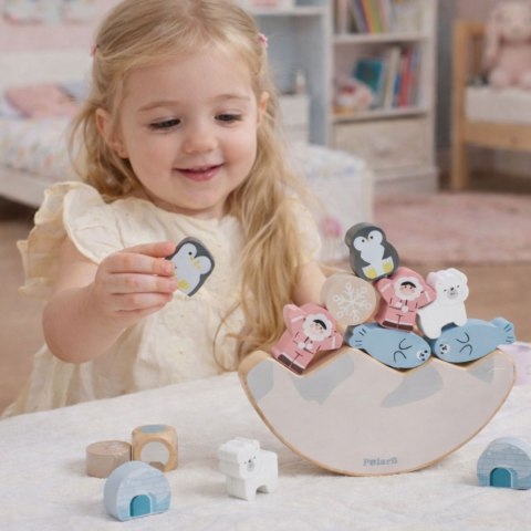 Viga Toys VIGA PolarB Gra Balansujące Zwierzęta Arktyczne Układanka