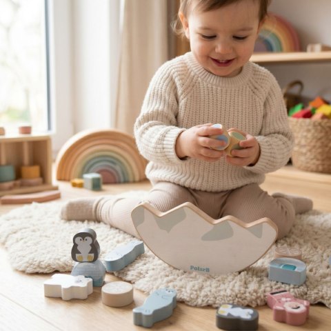 Viga Toys VIGA PolarB Gra Balansujące Zwierzęta Arktyczne Układanka