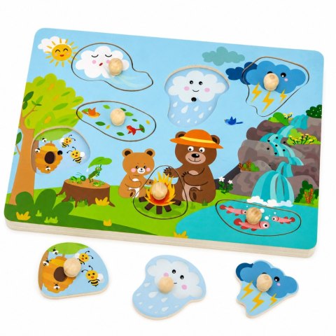 VIGA Puzzle Interaktywne Dźwiękowe Odkrywamy Naturę