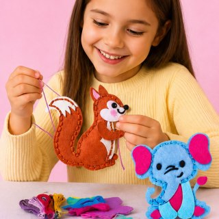 WOOPIE Zestaw do Szycia dla Dzieci Woopie Breloczki DIY Filc