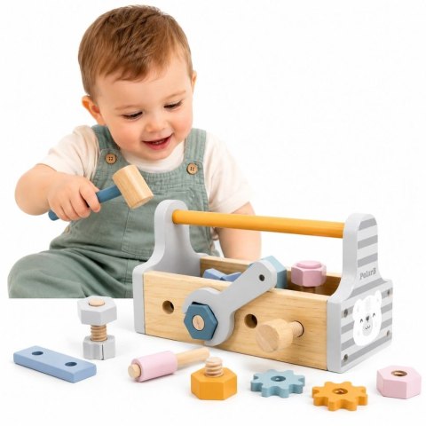 Viga Toys VIGA PolarB Drewniana Skrzynka z Narzędziami