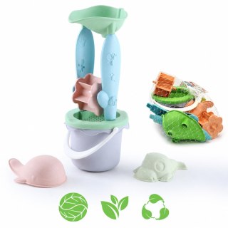 WOOPIE GREEN Zestaw z Wiaderkiem i Kołowrotkiem 4 el.