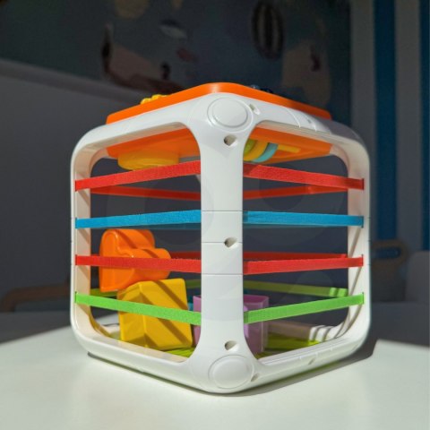 WOOPIE Kostka Edukacyjna Sorter 4w1 Kształty 18m+