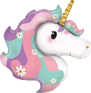 Balon Foliowy Grabo Unicorn jednorożec 82cm pakowany