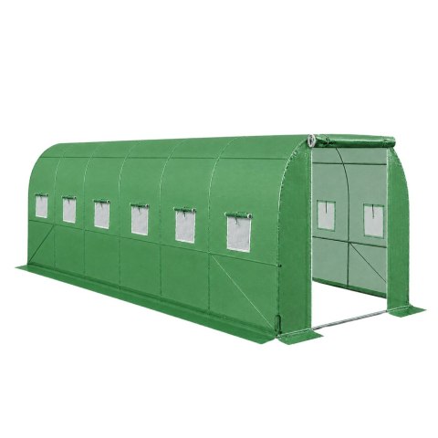 Tunel Ogrodowy Foliowy Szklarnia Na Warzywa PRO Stelaż 25MM 10x4x2M 40M²