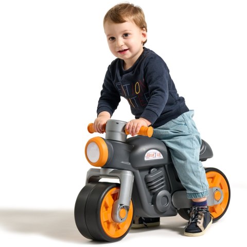 FALK Jeździk Biegowy Ciche Koła Motor Prem1er Retro Czarny1+
