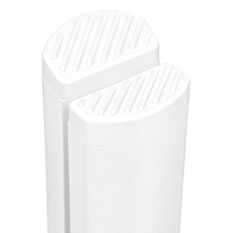 Drabinka 3-stopniowa metalowa EASYSTEP składana WHITE