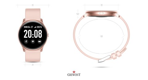 Smartwatch GIEWONT GW100-5 Różowy