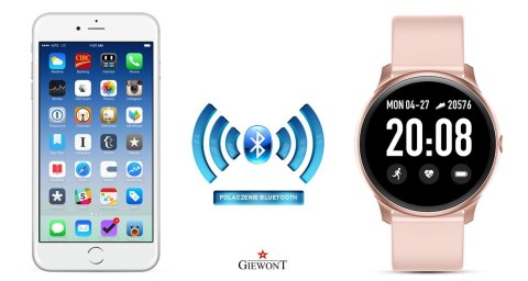 Smartwatch GIEWONT GW100-5 Różowy