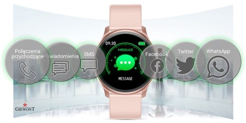 Smartwatch GIEWONT GW100-5 Różowy