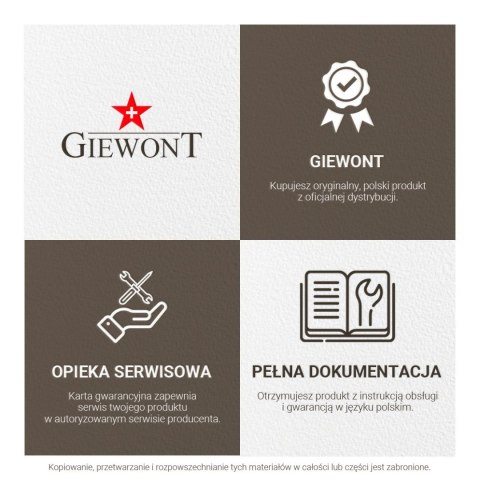 Smartwatch GIEWONT GW100-5 Różowy