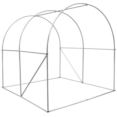 SZKLARNIA TUNEL OGRODOWY 200x200x200CM PE KONSTRUKCJA STAL ZIELONA