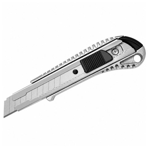 Nóż Segmentowy Aluminiowy Wysuwany Z Blokadą Łamane Ostrze 18 mm