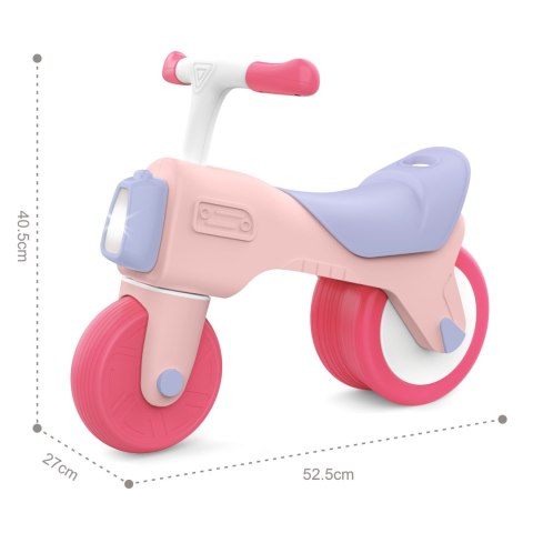 WOOPIE BABY Rowerek Biegowy Jeździk Dźwięk 18m+ Różowy