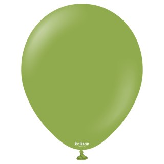 Balony lateksowe Matcha Kalisan, zielony, 30cm, 50szt.