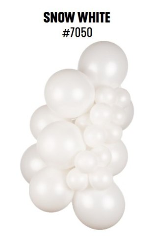 Balony lateksowe Snow White, 45 cm, 25 szt.