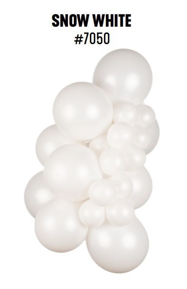 Balony lateksowe Snow White, 45 cm, 25 szt.