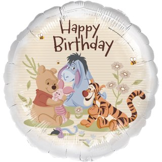 Balon Foliowy urodzinowy Kubuś Puchatek, 45cm