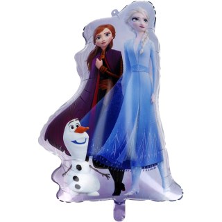 Balon foliowy, Anna Elsa Olaf, Kraina Lodu, 63cm