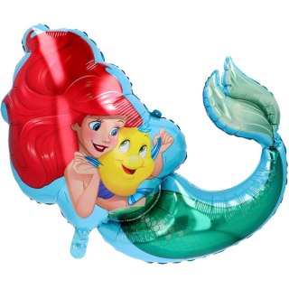 Balon foliowy, Księżniczka Ariel, Mała Syrenka, 63cm