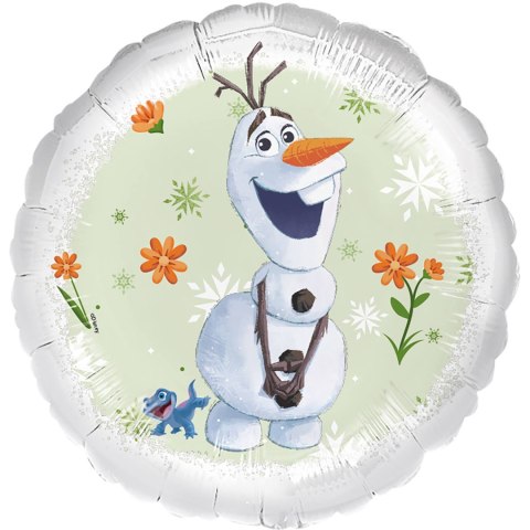 Balon foliowy, Olaf i Bruni, Kraina Lodu, 45cm
