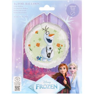 Balon foliowy, Olaf i Bruni, Kraina Lodu, 45cm