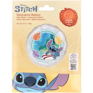 Balon foliowy, Stitch Surfer, Disney Stitch, 45cm