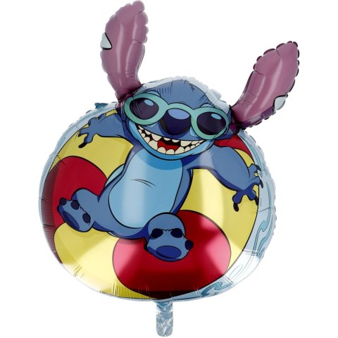 Balon foliowy, Stitch na wakacjach, 61cm