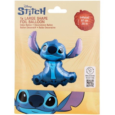 Balon foliowy, kształt Stitch 97cm