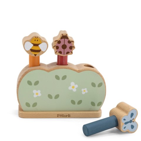 Viga Toys VIGA PolarB Drewniane Skaczące Zwierzątka Wyskokowy Ogród