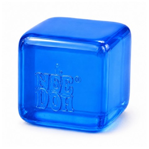 Gniotek Antystresowy Elastyczna Kostka Lodu Ice Cube Squishy Niebieska 5cm