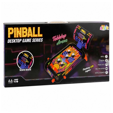 Gra Zręcznościowa Pinball Stołowy Flipper Licznik Punktów Światła Dźwięki